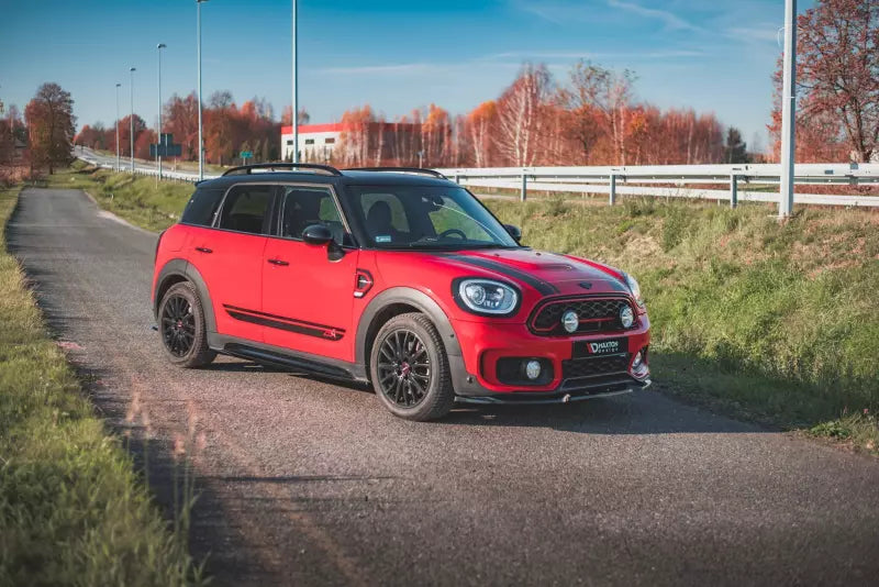 Maxton Design Seitenschweller (Paar) für Mini Countryman Mk2 F60 JCW Hochglanz schwarz – Ansicht 2