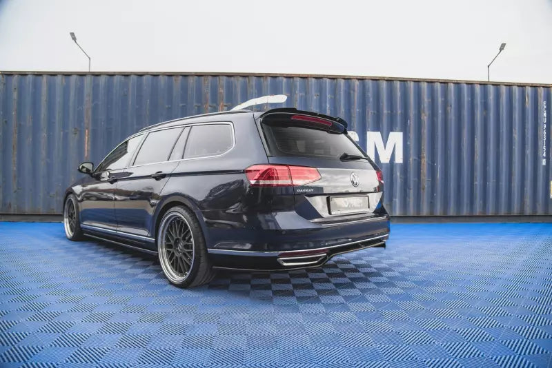 Maxton Design Heckdiffusor für VW Passat B8 Hochglanz schwarz – Ansicht 3