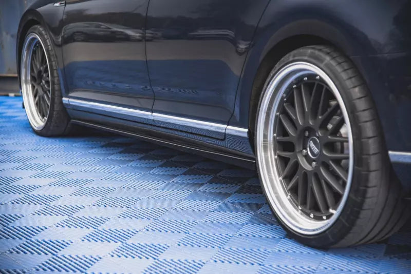 Maxton Design Seitenschweller (Paar) für VW Passat B8 Hochglanz schwarz – Ansicht 3