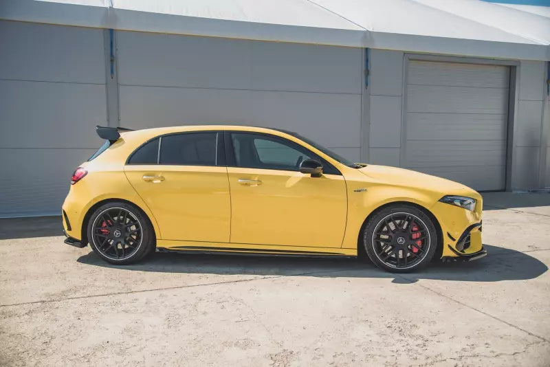 Maxton Design Seitenschweller (Paar) für Mercedes A45 AMG S W177 Hochglanz schwarz – Ansicht 4