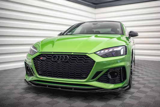 Maxton Design Frontlippe V.3 für Audi RS5 B9 F5 Facelift Hochglanz schwarz – Ansicht 1