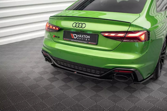 Maxton Design Heckdiffusor für Audi RS5 B9 F5 Facelift Hochglanz schwarz – Ansicht 1