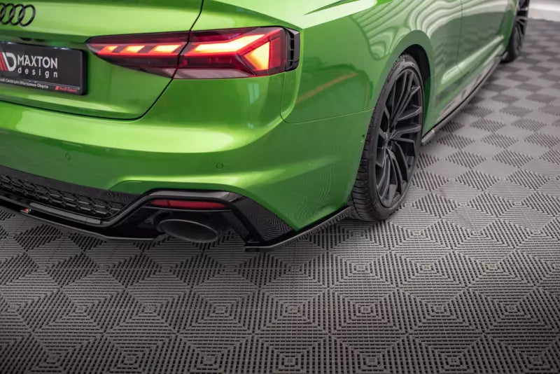 Maxton Design Diffusor Flaps für Audi RS5 B9 F5 Facelift Hochglanz schwarz – Ansicht 1