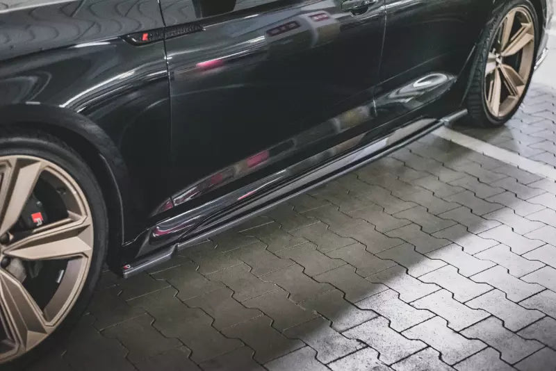 Maxton Design Seitenschweller (Paar) für Audi RS5 B9 F5 Sportback Facelift Hochglanz schwarz – Ansicht 4