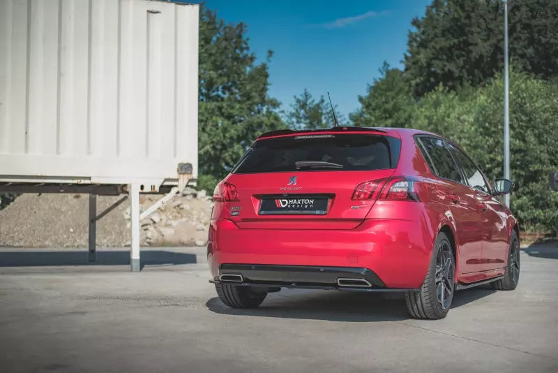 Maxton Design Heckspoiler Lippe für Peugeot 308 II GT Facelift Hochglanz schwarz – Ansicht 3