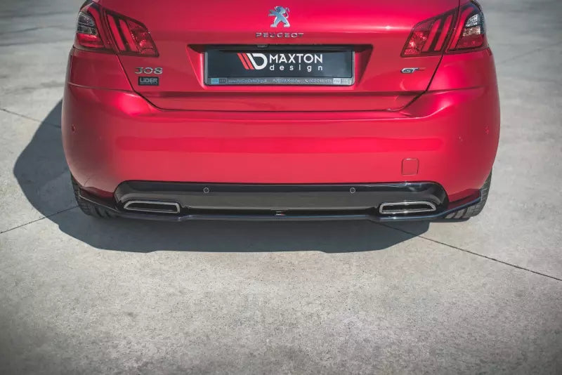 Maxton Design Heckdiffusor für Peugeot 308 II GT Facelift Hochglanz schwarz – Ansicht 1