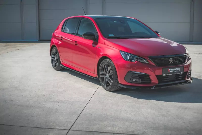 Maxton Design Seitenschweller (Paar) für Peugeot 308 II GT Facelift Hochglanz schwarz – Ansicht 3