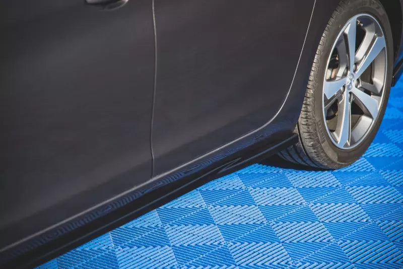 Maxton Design Seitenschweller (Paar) für Peugeot 308 II Facelift Hochglanz schwarz – Ansicht 3