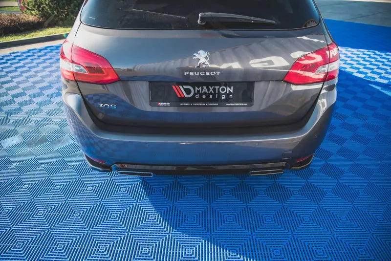 Maxton Design Diffusor Flaps V.1 für Peugeot 308 II SW Facelift Hochglanz schwarz – Ansicht 2