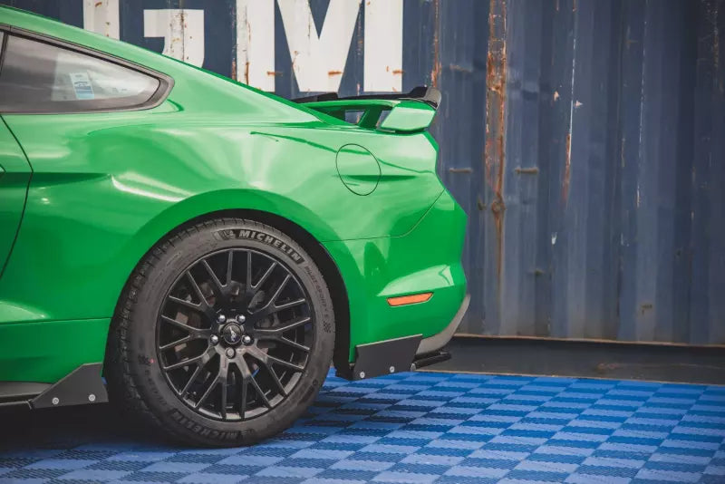 Maxton Design Diffusor Flaps V.1 für Ford Mustang GT Mk6 Facelift Hochglanz schwarz – Ansicht 2
