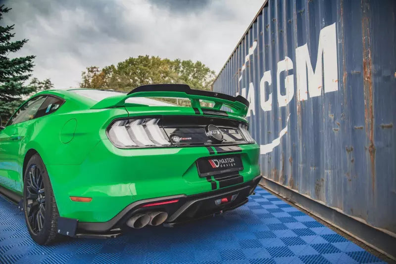 Maxton Design Heckspoiler Lippe für Ford Mustang GT Mk6 Facelift Hochglanz schwarz – Ansicht 2