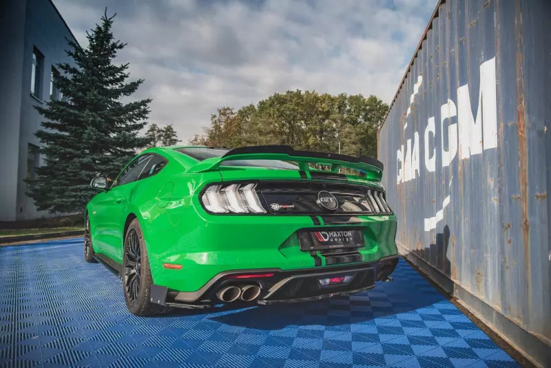 Maxton Design Heckdiffusor für Ford Mustang GT Mk6 Facelift Hochglanz schwarz – Ansicht 3