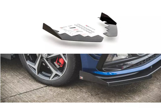 Maxton Design Street Pro Diffusor Flaps für VW Polo 6 GTI Hochglanz schwarz – Ansicht 1