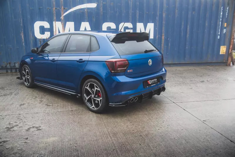Maxton Design Street Pro Heckdiffusor für VW Polo 6 GTI matt schwarz – Ansicht 3