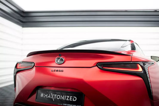Maxton Design Heckspoiler Lippe für Lexus LC 500 Hochglanz schwarz – Ansicht 1