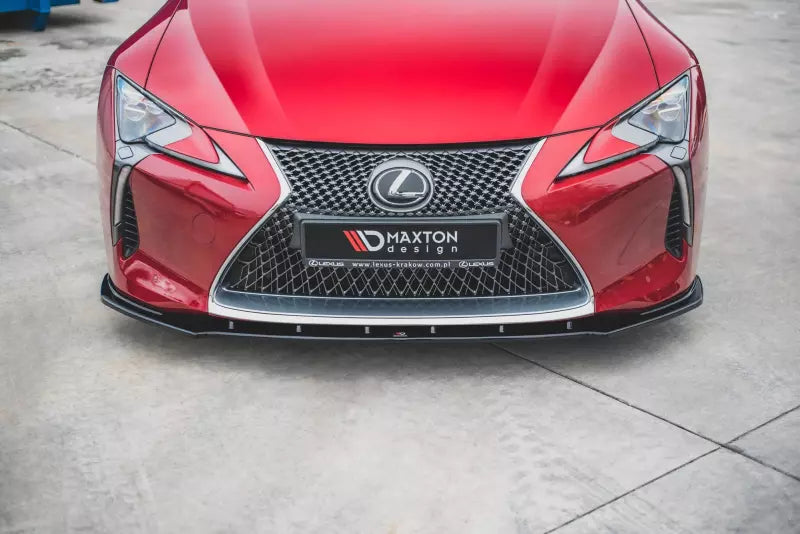 Maxton Design Frontlippe V.1 für Lexus LC 500 Hochglanz schwarz – Ansicht 3