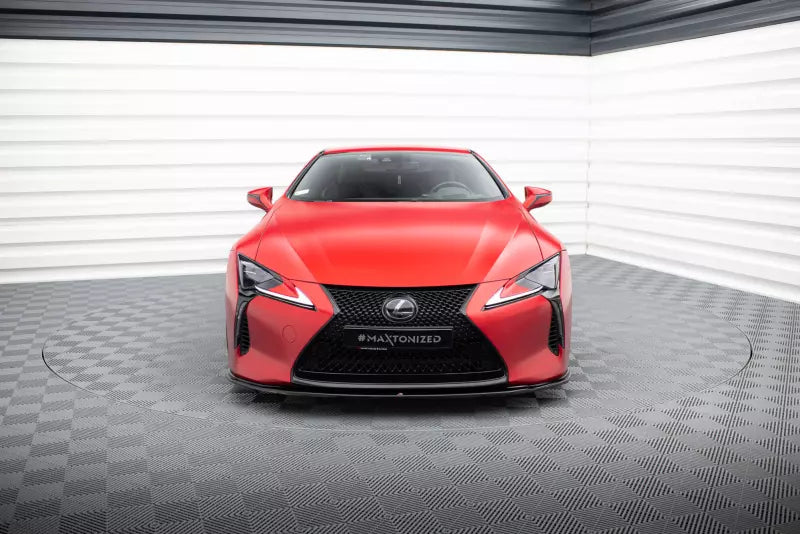 Maxton Design Frontlippe V.2 für Lexus LC 500 Hochglanz schwarz – Ansicht 2