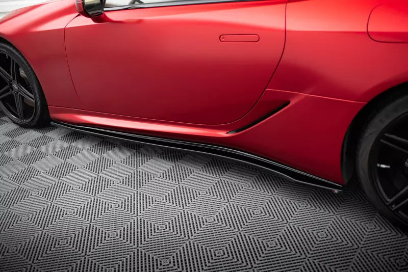 Maxton Design Seitenschweller (Paar) für Lexus LC 500 Hochglanz schwarz – Ansicht 3