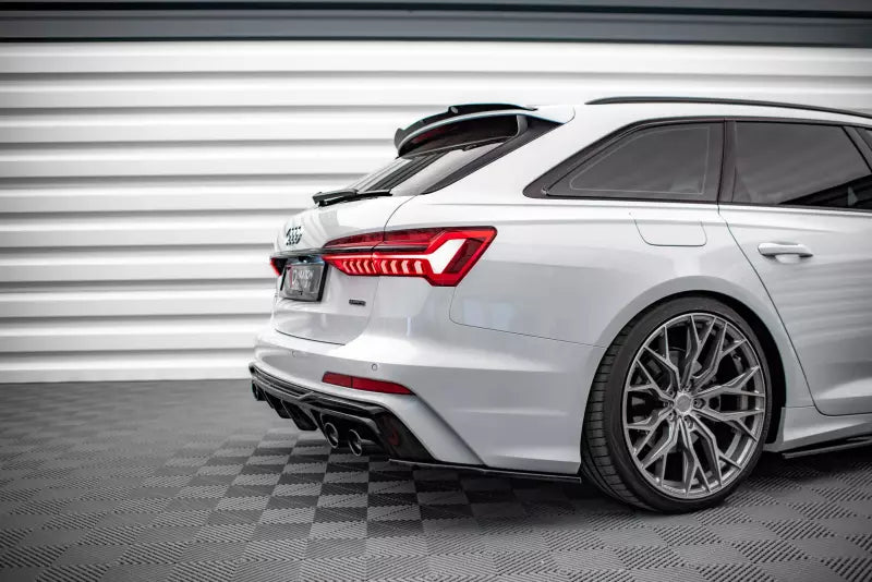 Maxton Design Diffusor Flaps für Audi S6 / A6 S-Line C8 Hochglanz schwarz – Ansicht 3
