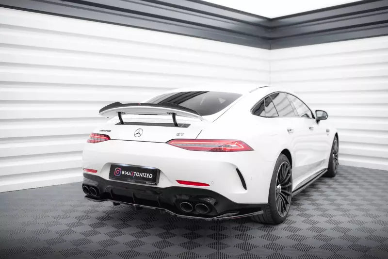 Maxton Design Heckspoiler Lippe für Mercedes GT 53 AMG 4 Türer-Coupe Hochglanz schwarz – Ansicht 2