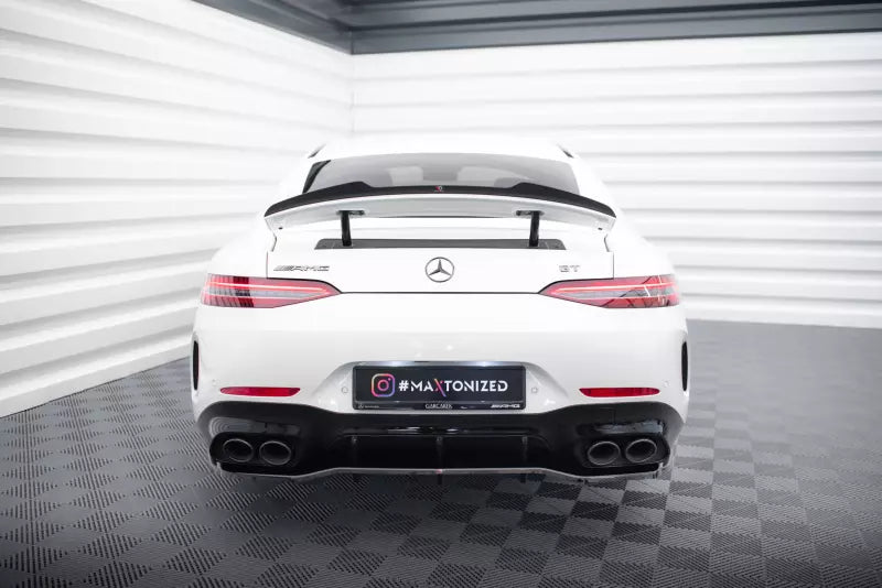 Maxton Design Heckspoiler Lippe für Mercedes GT 53 AMG 4 Türer-Coupe Hochglanz schwarz – Ansicht 3