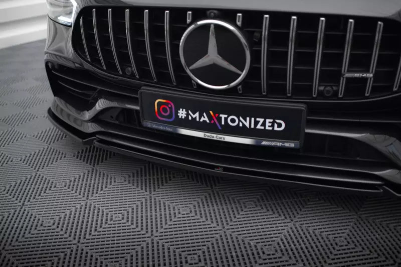 Maxton Design Frontlippe V.2 für Mercedes AMG 53 GT 4 Türer Coupe Hochglanz schwarz – Ansicht 3