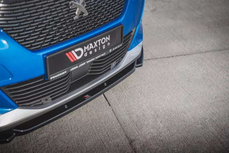 Maxton Design Frontlippe V.2 für Peugeot 2008 II Hochglanz schwarz – Ansicht 3