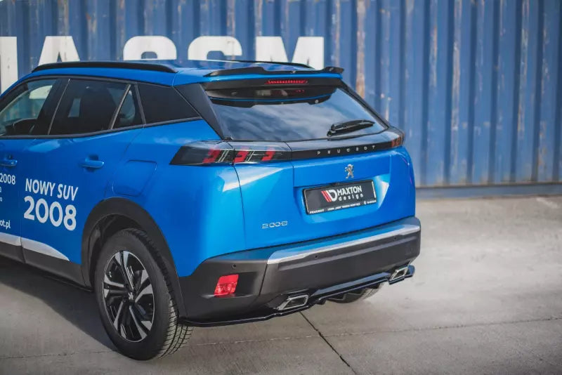Maxton Design Heckdiffusor DTM Look für Peugeot 2008 II Hochglanz schwarz – Ansicht 1