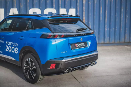 Maxton Design Heckdiffusor DTM Look für Peugeot 2008 II Hochglanz schwarz – Ansicht 1