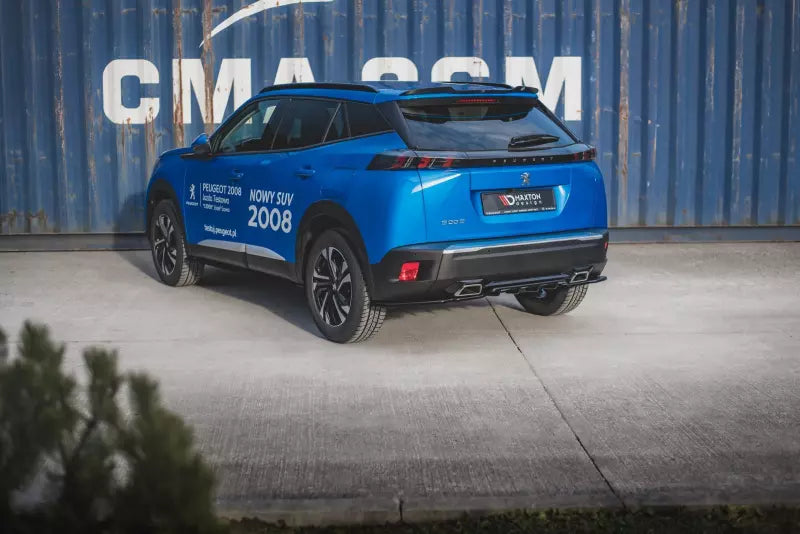 Maxton Design Heckdiffusor DTM Look für Peugeot 2008 II Hochglanz schwarz – Ansicht 3