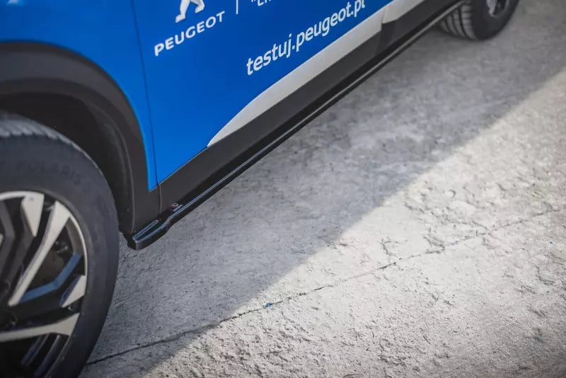 Maxton Design Seitenschweller (Paar) für Peugeot 2008 II Hochglanz schwarz – Ansicht 2