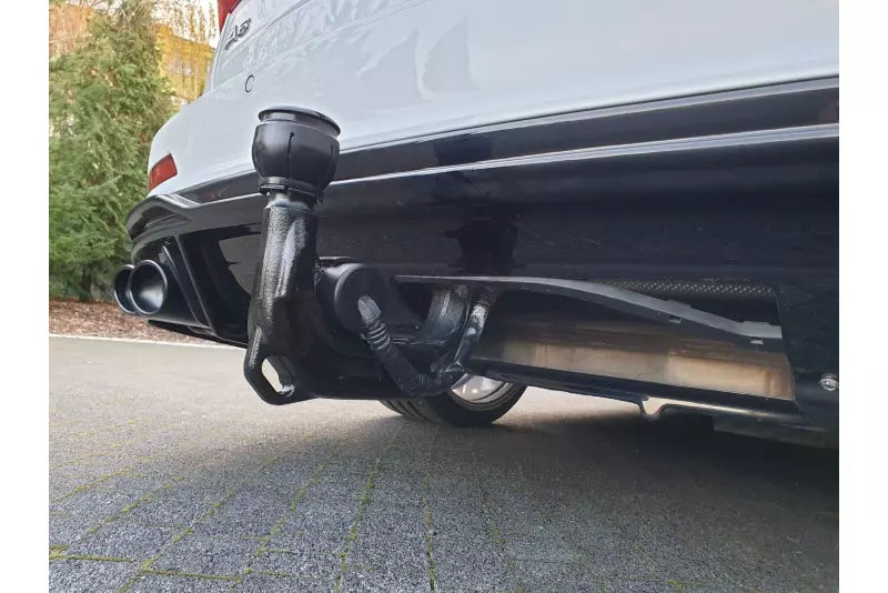Maxton Design Heckdiffusor mit Sportauspuff Attrappe Chrom für Audi S6 / A6 S-Line C8 – Ansicht 3