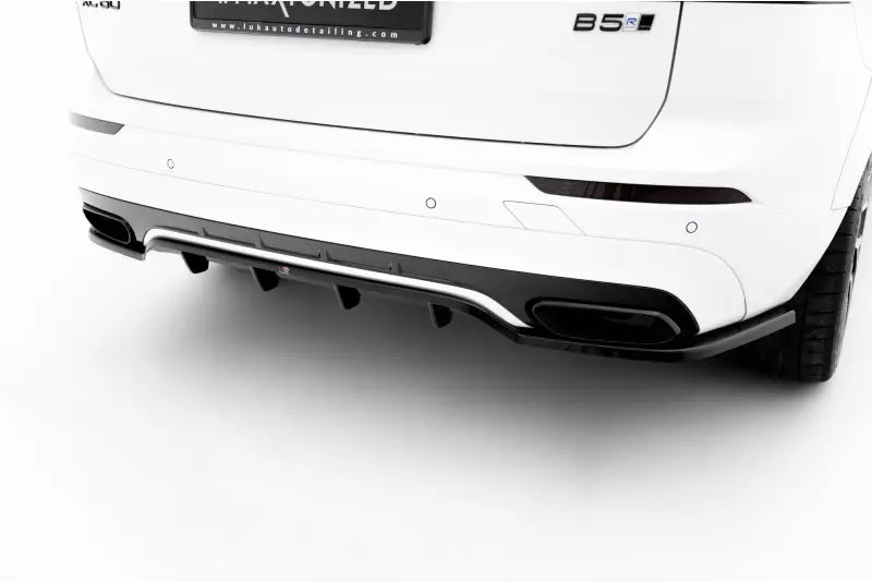 Maxton Design Heckdiffusor DTM Look für Volvo XC60 II R-Design 2017-2021 Hochglanz schwarz – Ansicht 2