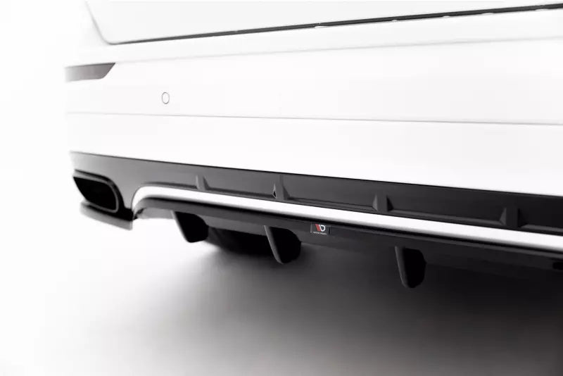Maxton Design Heckdiffusor DTM Look für Volvo XC60 II R-Design 2017-2021 Hochglanz schwarz – Ansicht 3
