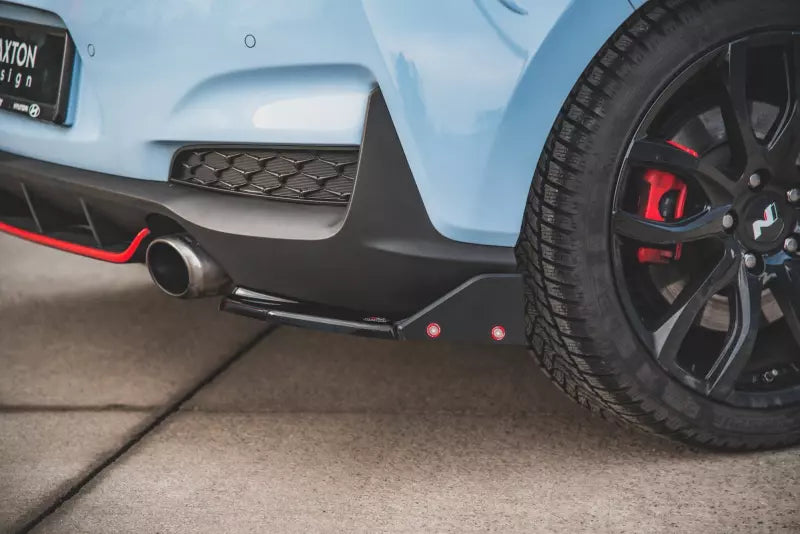 Maxton Design Diffusor Flaps für V.6 Hyundai I30 N Mk3 Hatchback Hochglanz schwarz – Ansicht 1