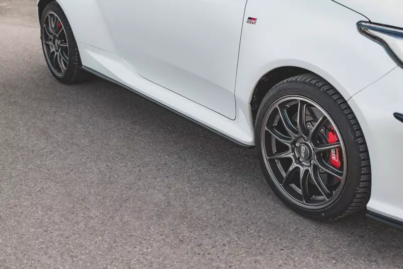 Maxton Design Street Pro Seitenschweller (Paar) für Toyota GR Yaris Mk4 matt schwarz – Ansicht 2