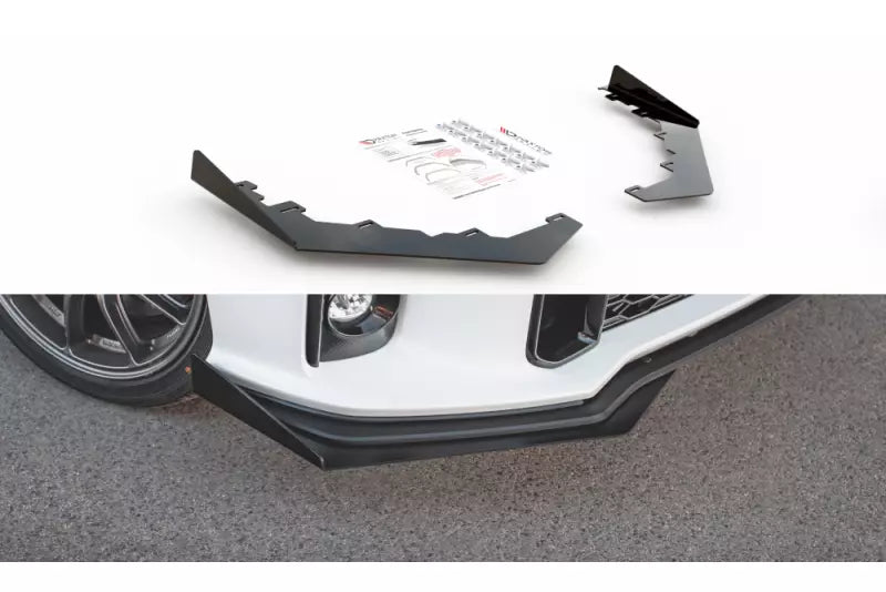 Maxton Design Street Pro Diffusor Flaps Toyota GR Yaris Mk4 Hochglanz schwarz – Ansicht 1