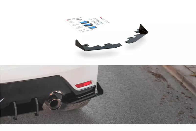 Maxton Design Street Pro Heckdiffusor Flaps für Toyota GR Yaris Mk4 Hochglanz schwarz – Ansicht 1