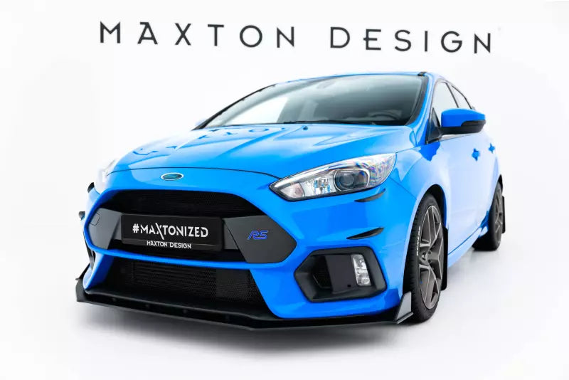 Maxton Design Street Pro Frontlippe V.2 für Ford Focus RS Mk3 schwarz – Ansicht 1