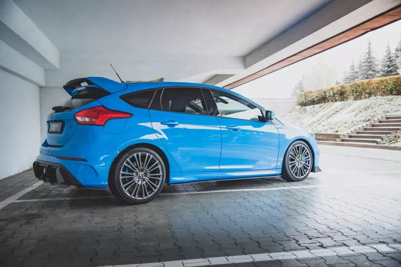 Maxton Design Street Pro Seitenschweller (Paar) für Ford Focus RS Mk3 matt schwarz – Ansicht 2