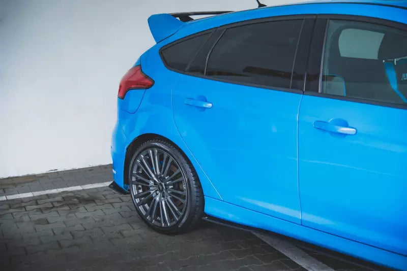 Maxton Design Street Pro Seitenschweller (Paar) für Ford Focus RS Mk3 matt schwarz – Ansicht 3