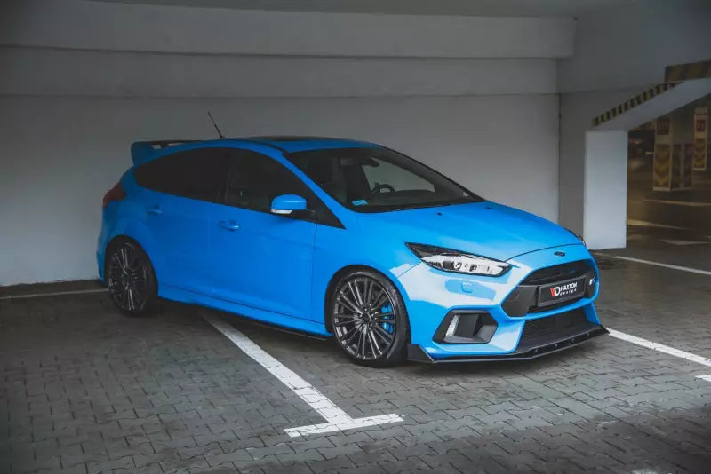 Maxton Design Street Pro Seitenschweller (Paar) für Ford Focus RS Mk3 matt schwarz – Ansicht 4