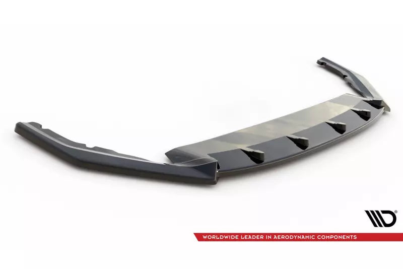 Maxton Design Frontlippe V.1 für Skoda Octavia RS 4 IV Hochglanz schwarz – Ansicht 4