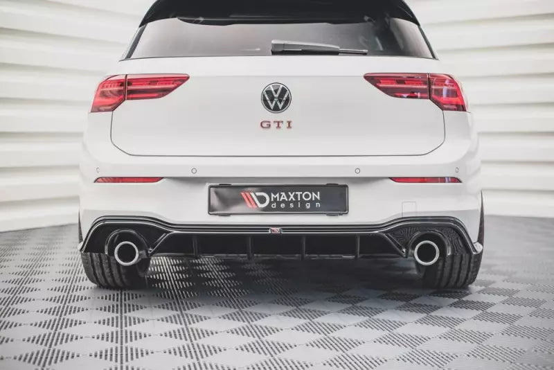 Maxton Design Heckdiffusor V.2 für VW Golf 8 GTI / GTD / GTE / R-Line Hochglanz schwarz – Ansicht 2