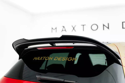 Maxton Design Heckspoiler Lippe V.2 für VW Golf 8 GTI Clubsport / R Performance (2020-) Hochglanz schwarz – Ansicht 1