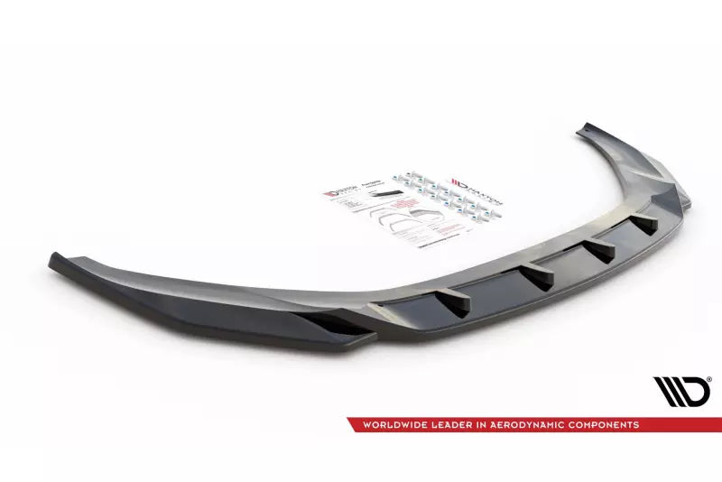 Maxton Design Frontlippe V.1 für Audi A7 C8 Hochglanz schwarz – Ansicht 3