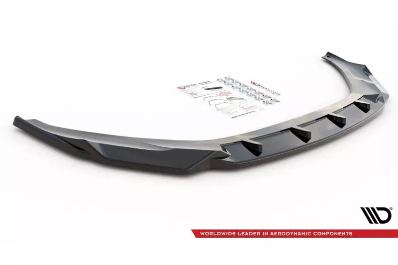 Maxton Design Frontlippe V.2 für Audi A7 C8 Hochglanz schwarz – Ansicht 3