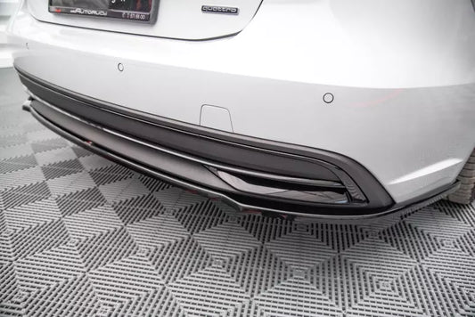 Maxton Design Heckdiffusor für Audi A7 C8 Hochglanz schwarz – Ansicht 1