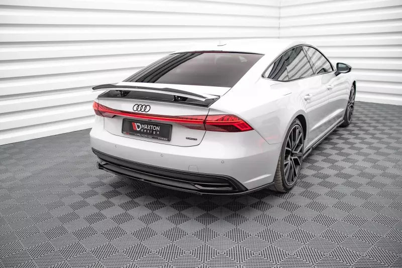 Maxton Design Heckdiffusor für Audi A7 C8 Hochglanz schwarz – Ansicht 2