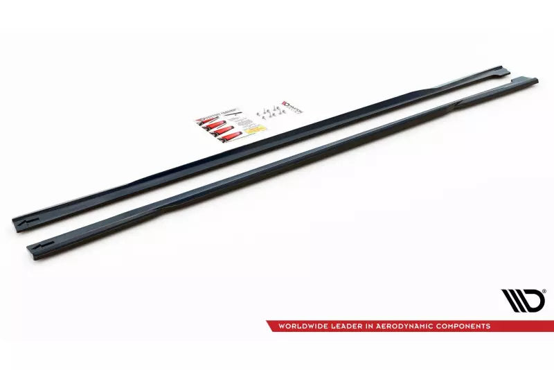 Maxton Design Seitenschweller (Paar) für Audi A7 C8 Hochglanz schwarz – Ansicht 3